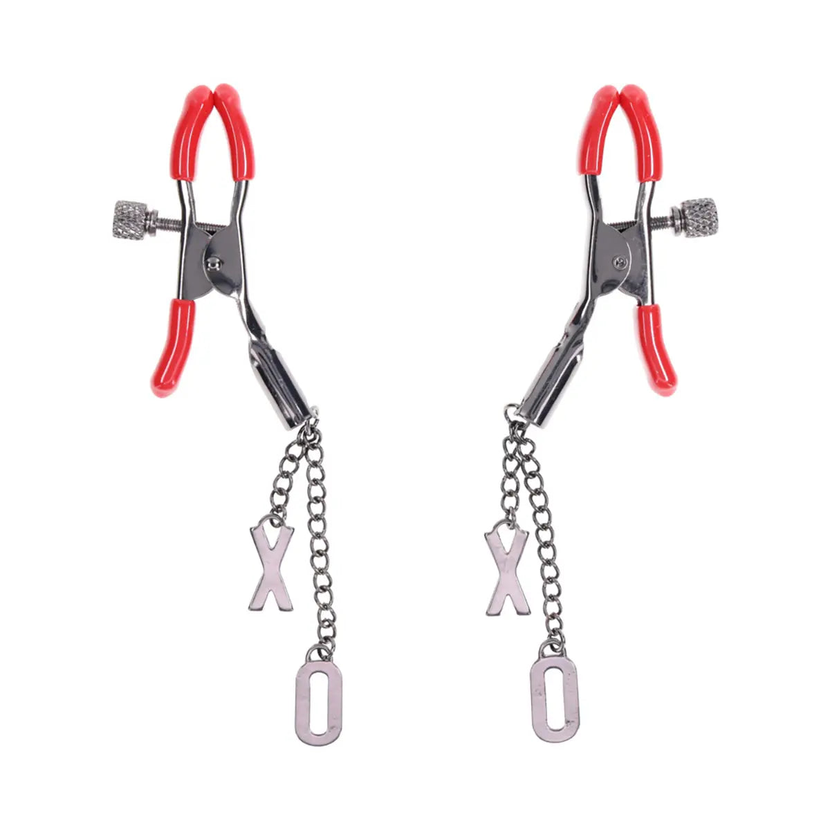 SS S&M Ex's & Oh's Nipple Clamps Sportsheets