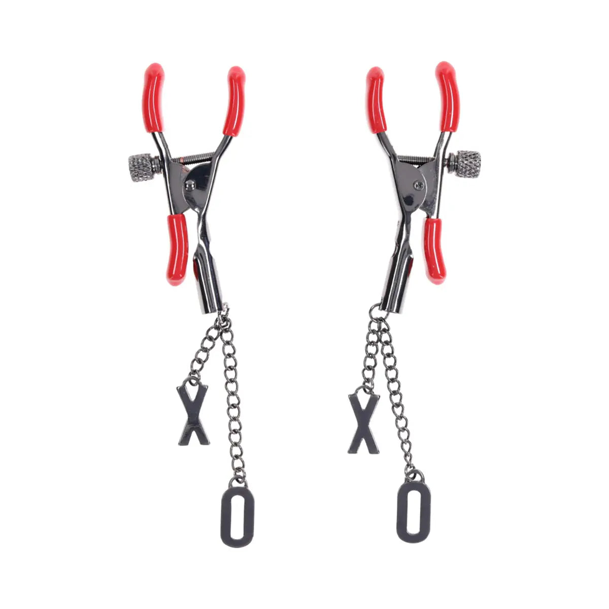 SS S&M Ex's & Oh's Nipple Clamps Sportsheets