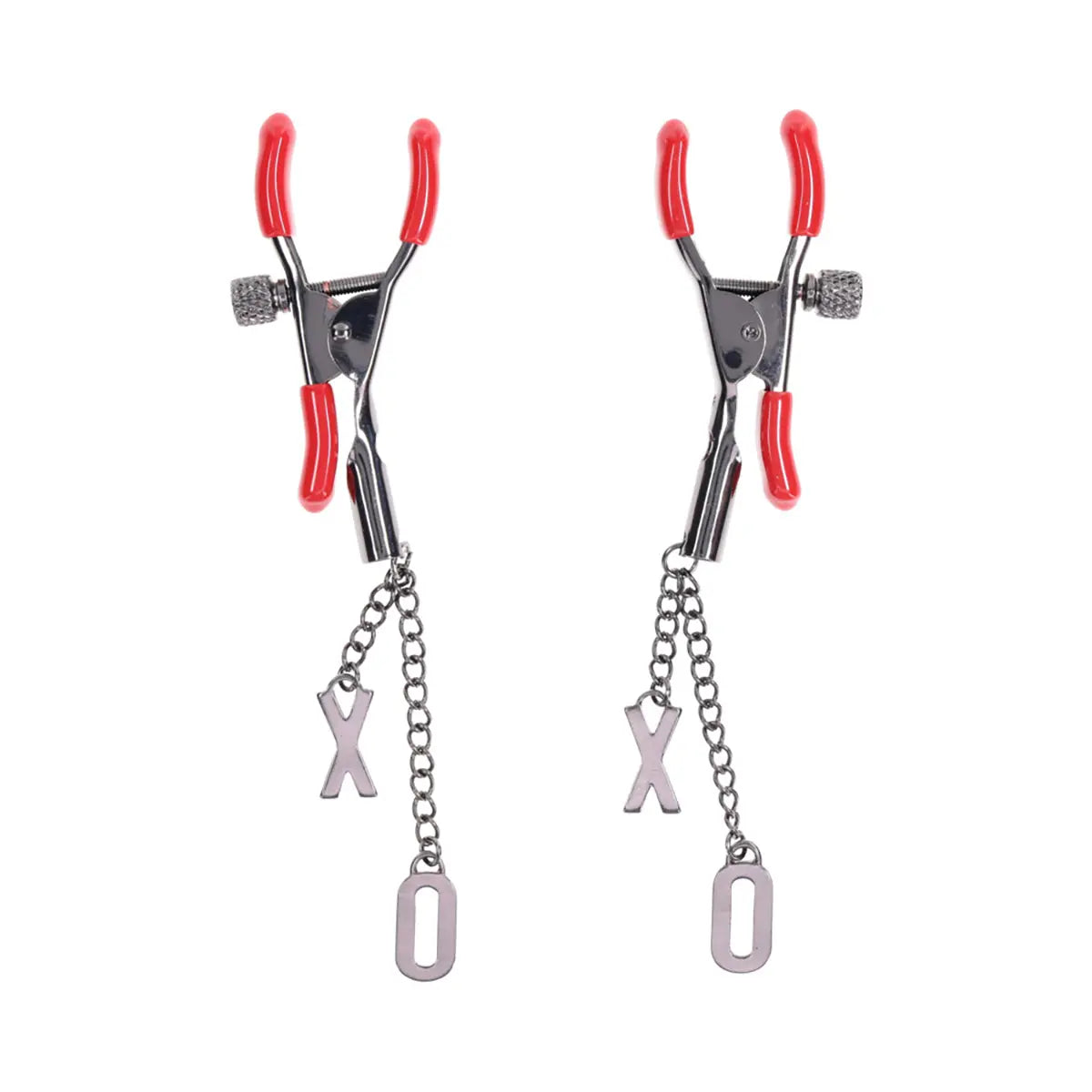 SS S&M Ex's & Oh's Nipple Clamps Sportsheets