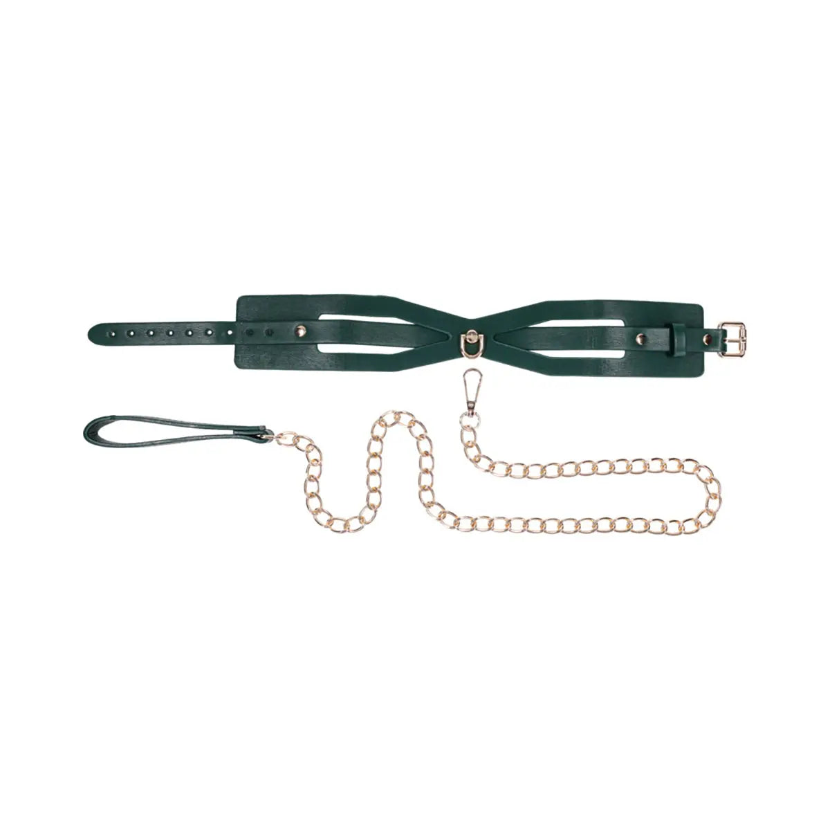 SS S&M Indica Cutout Collar and Leash Sportsheets