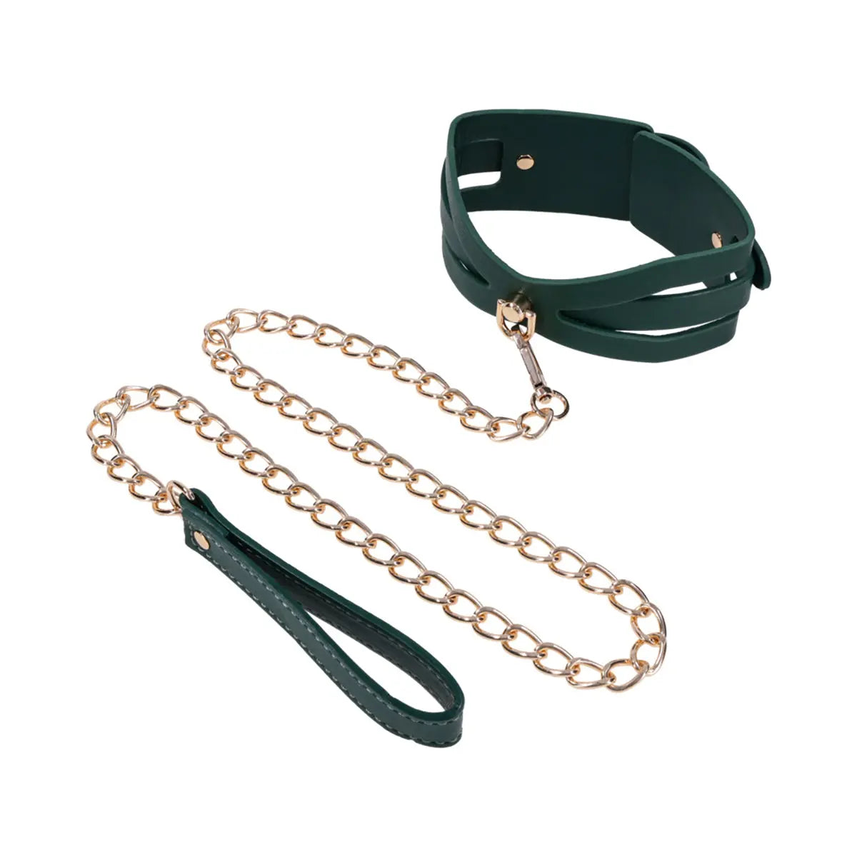 SS S&M Indica Cutout Collar and Leash Sportsheets