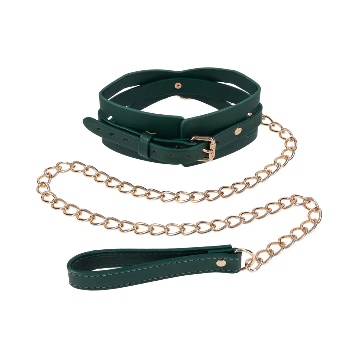 SS S&M Indica Cutout Collar and Leash Sportsheets