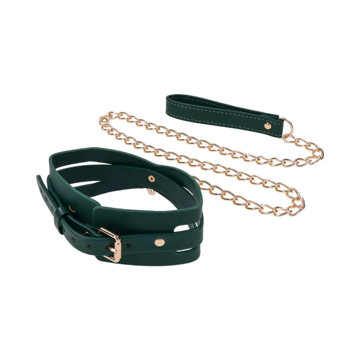 SS S&M Indica Cutout Collar and Leash Sportsheets