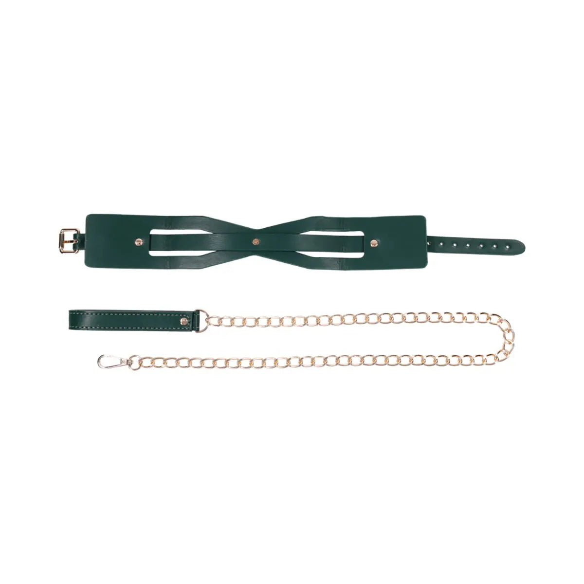 SS S&M Indica Cutout Collar and Leash Sportsheets