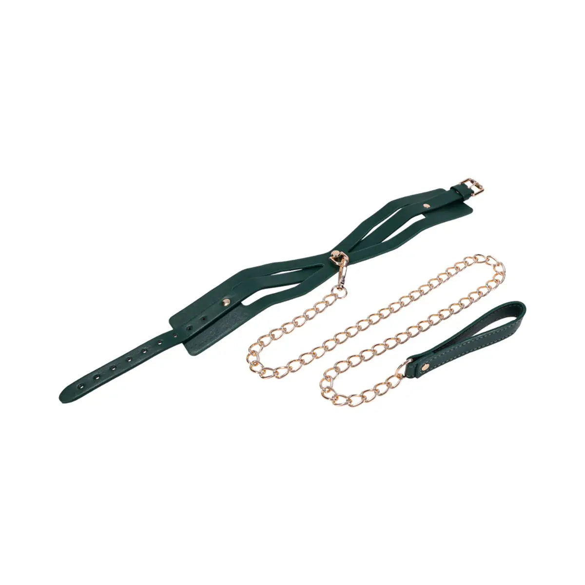 SS S&M Indica Cutout Collar and Leash Sportsheets