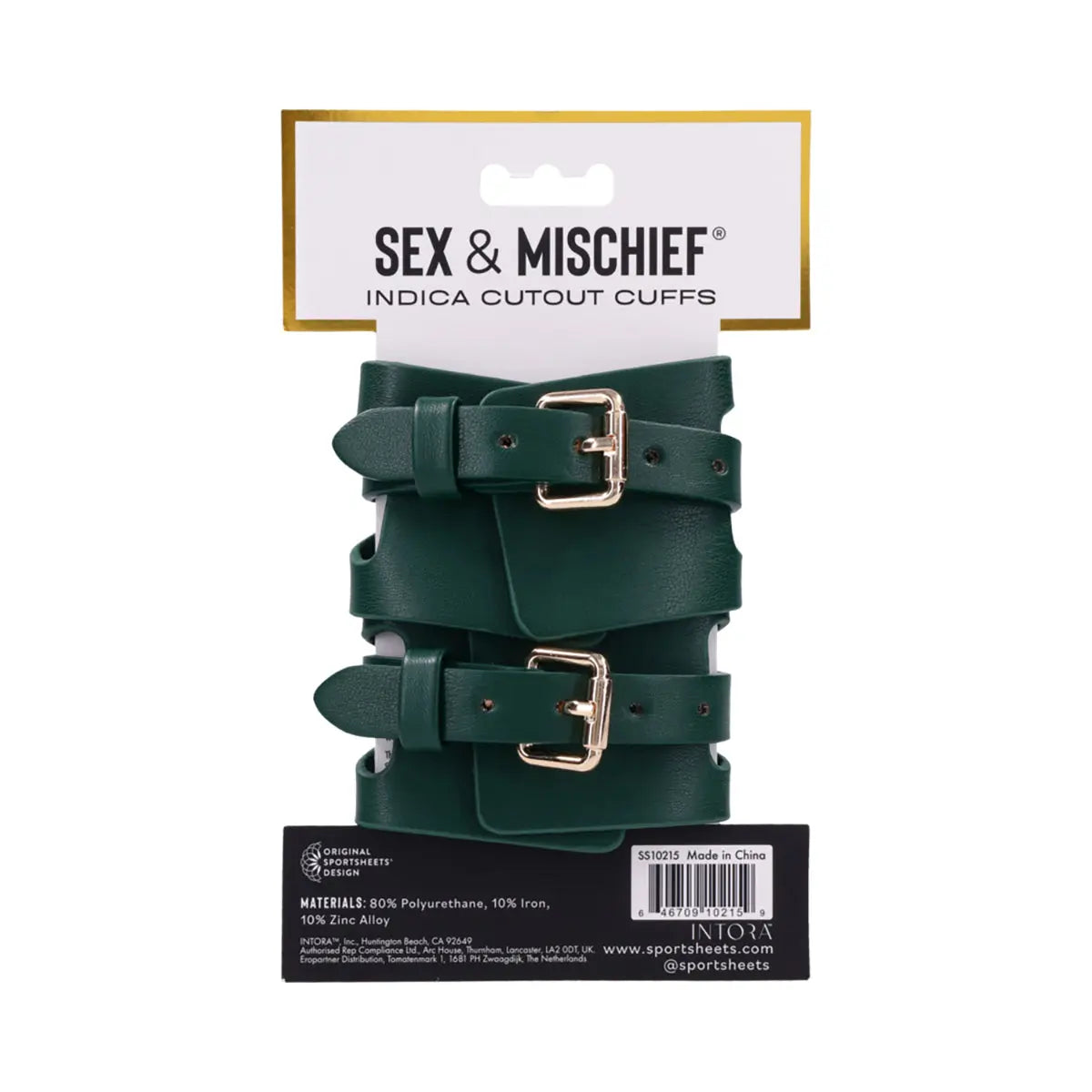 SS S&M Indica Cutout Cuffs Sportsheets