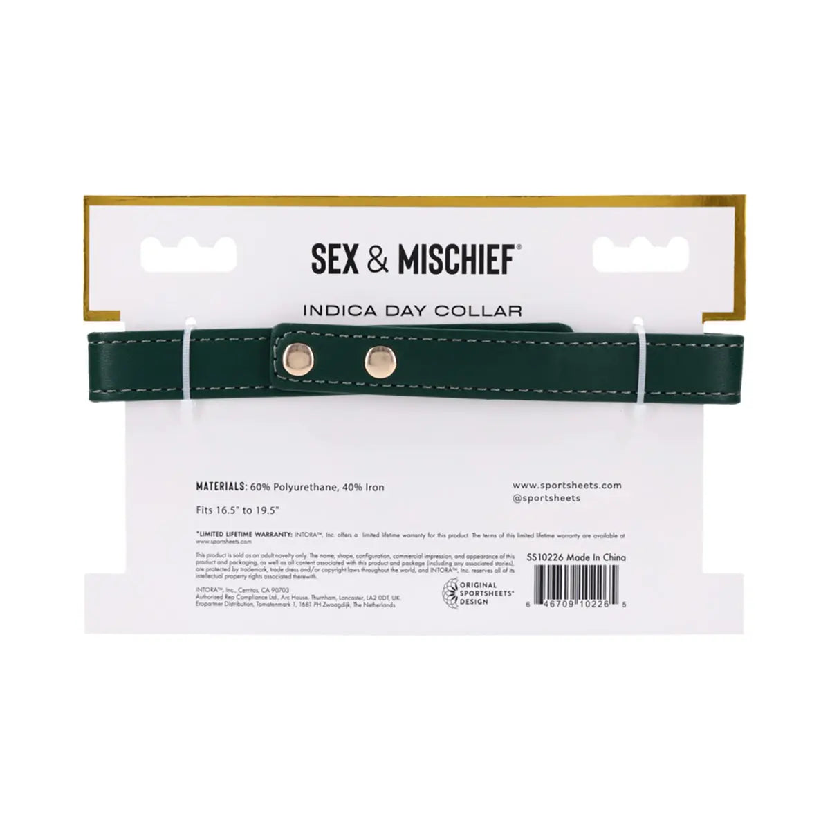 SS S&M Indica Day Collar Sportsheets