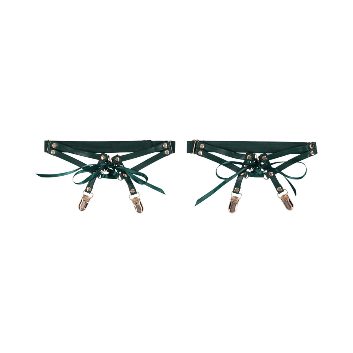 SS S&M Indica Laced Up Garters Sportsheets