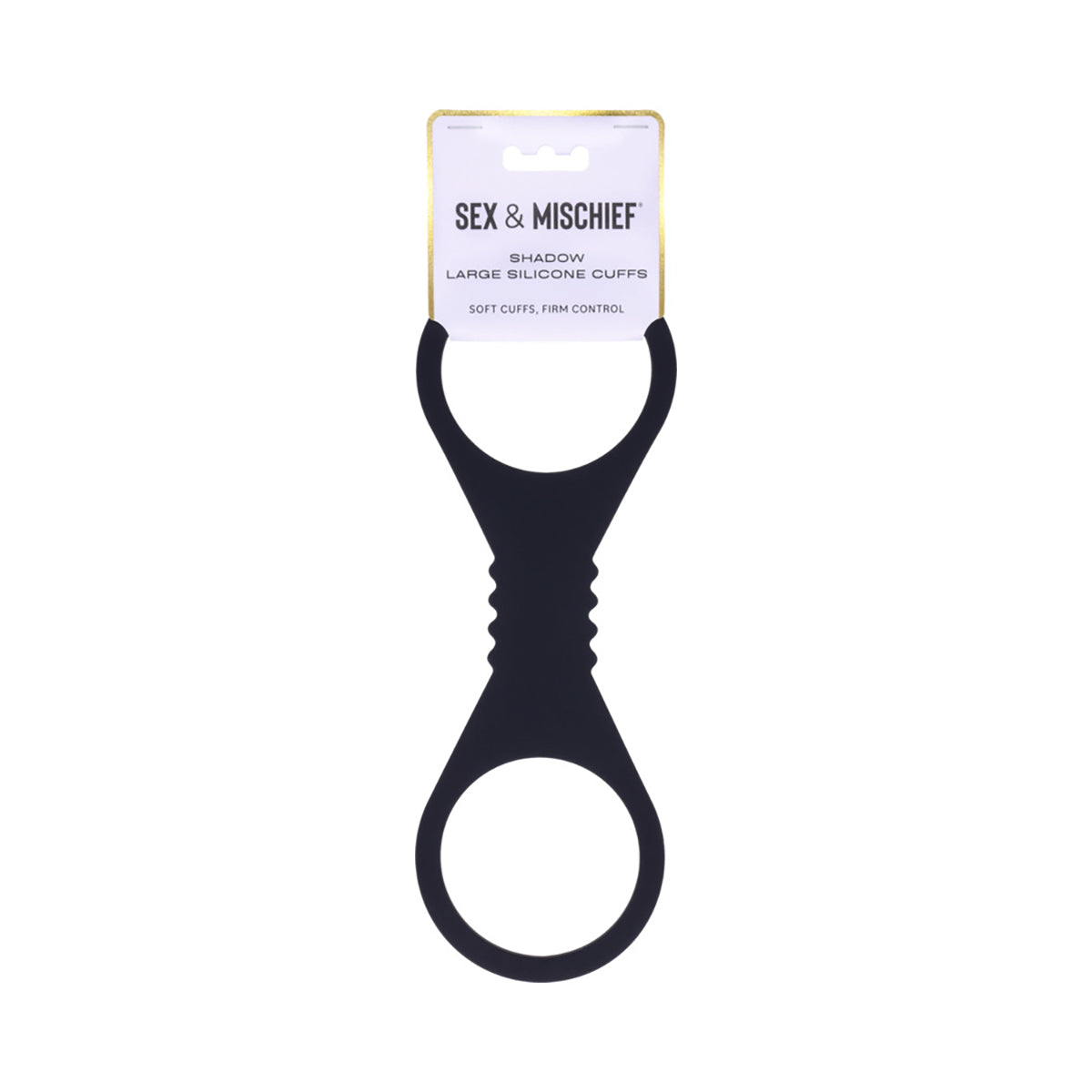 SS S&M Shadow Large Silicone Cuffs Sportsheets