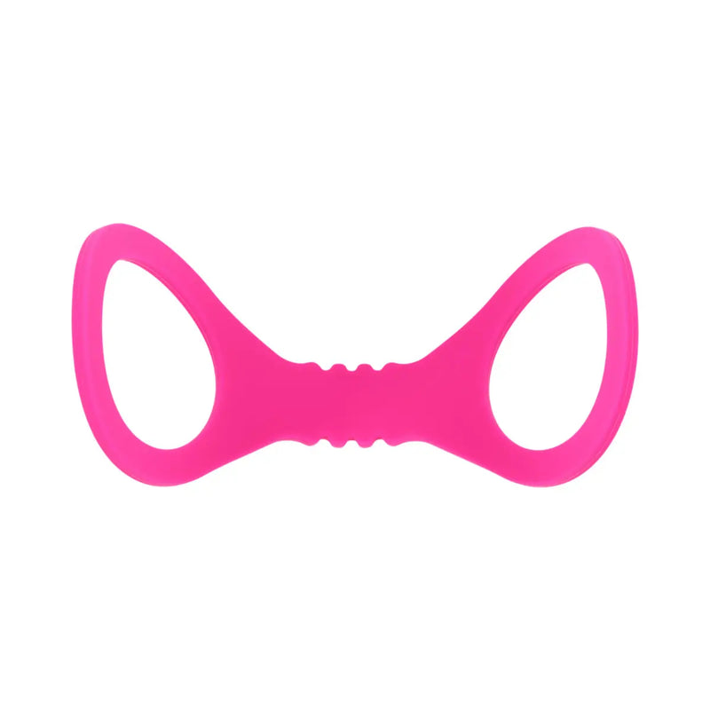 SS S&M Small Hot Pink Silicone Cuffs Sportsheets