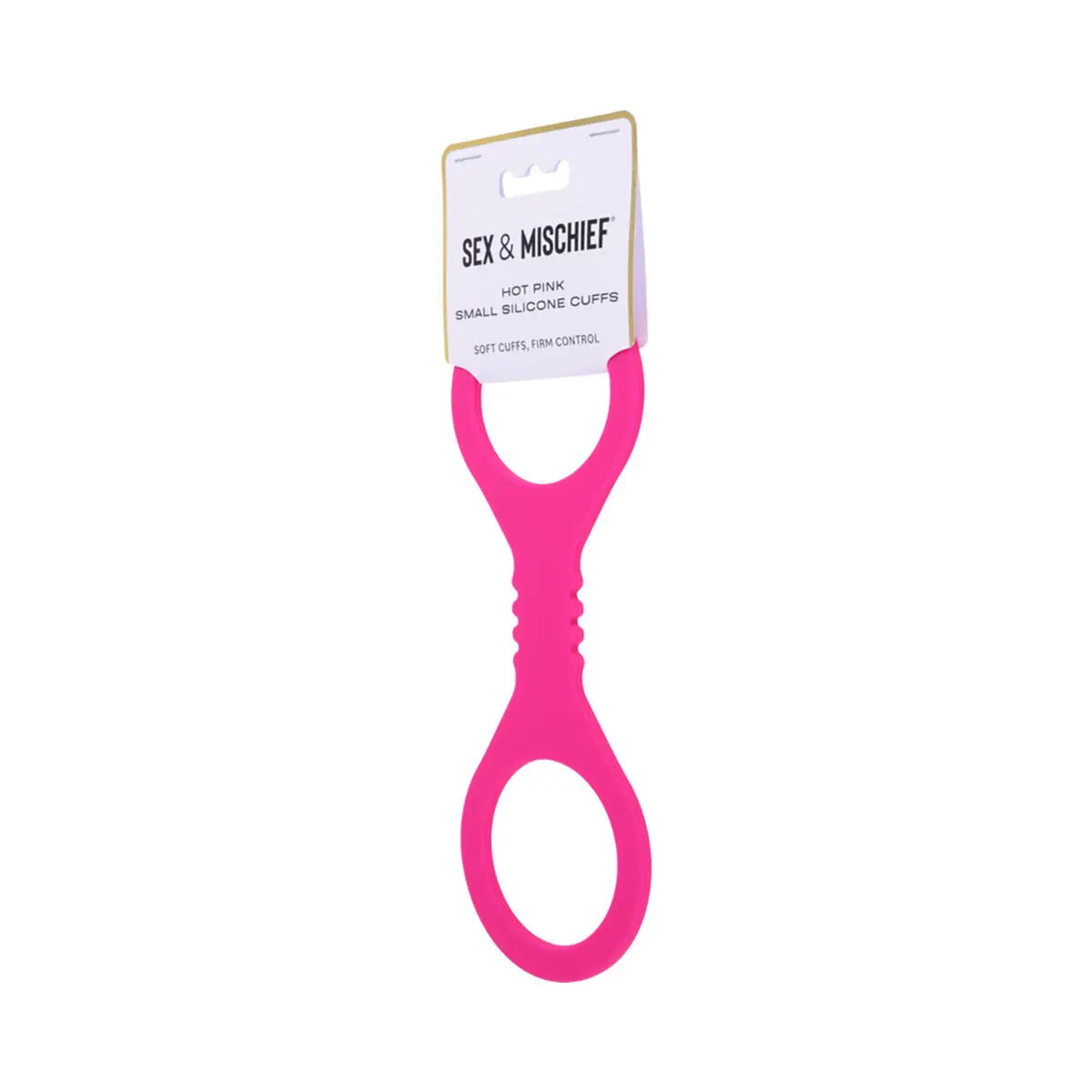 SS S&M Small Hot Pink Silicone Cuffs Sportsheets