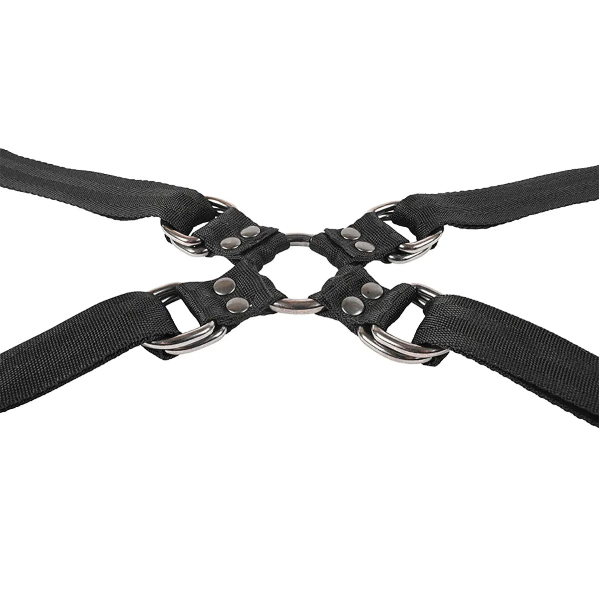 SS Velvet Noir Adjustable HogTieCuff Set Sportsheets