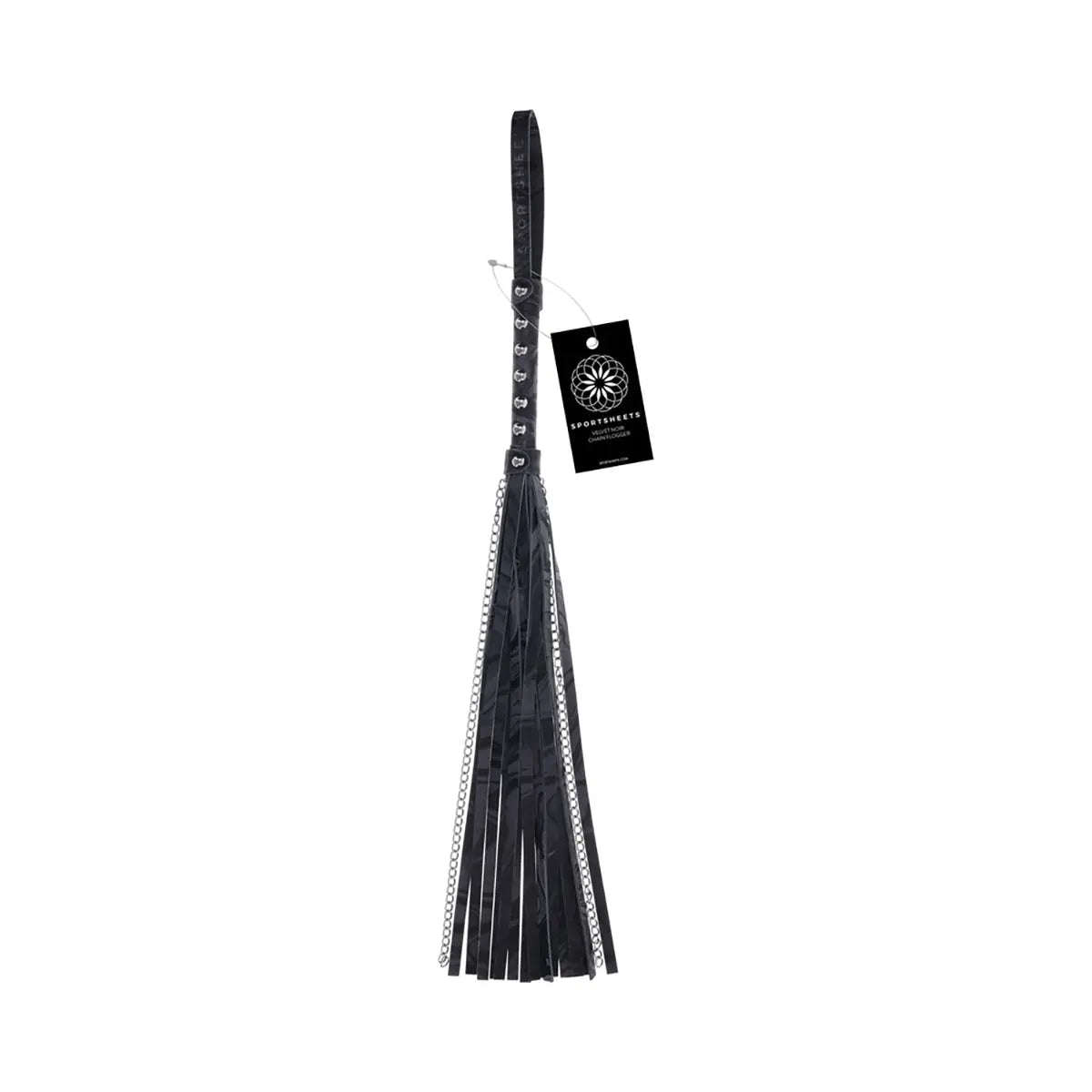 SS Velvet Noir Chain Flogger Sportsheets