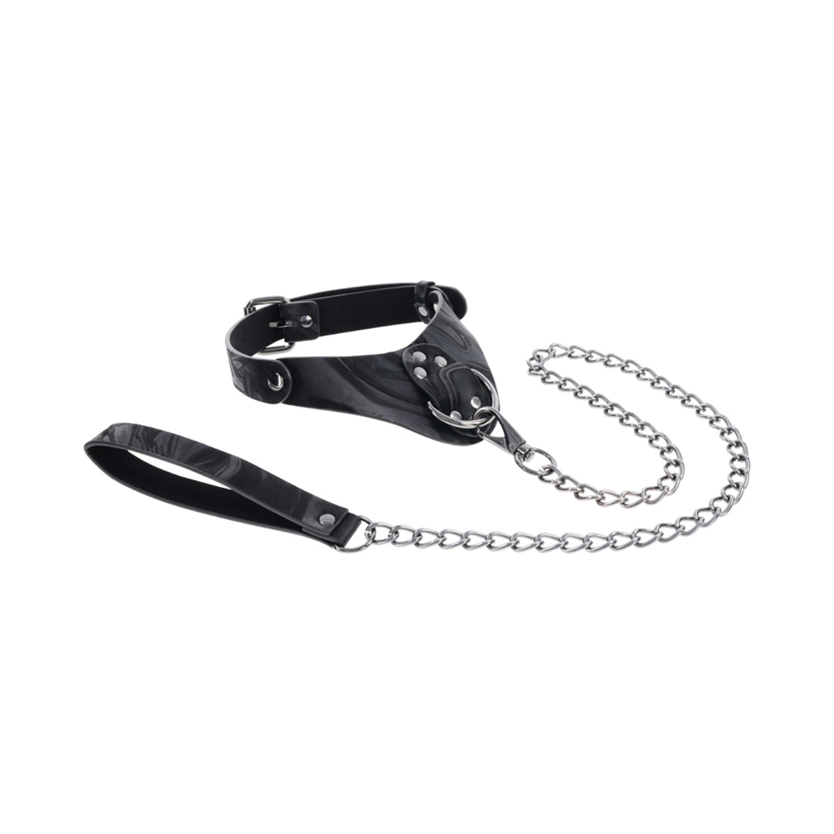 SS Velvet Noir Collar & Leash Sportsheets