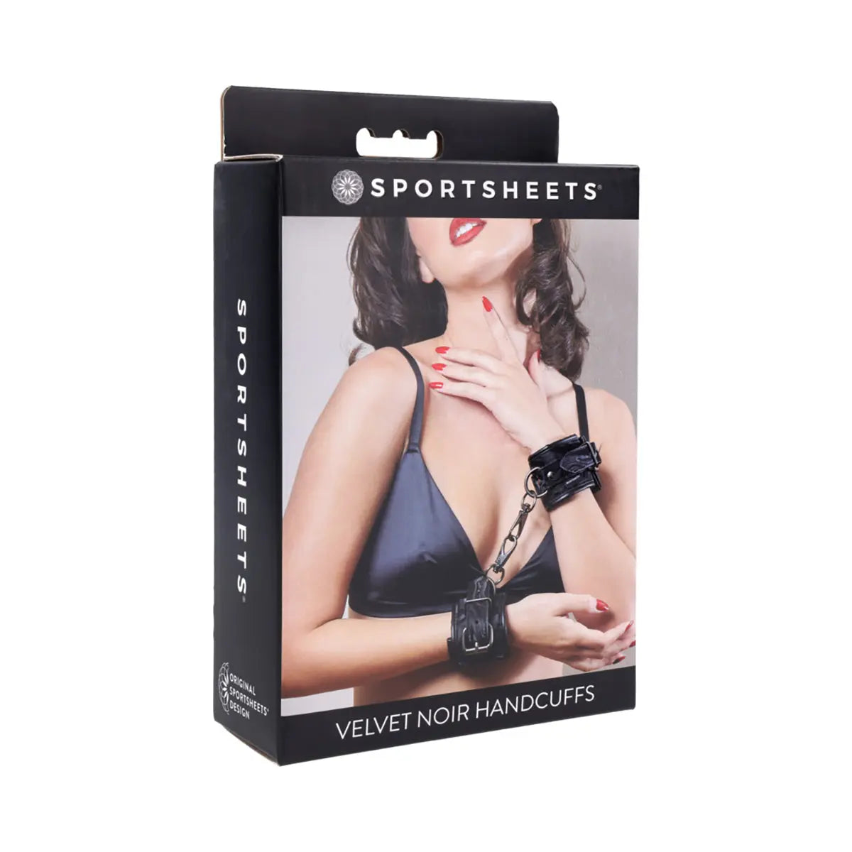 SS Velvet Noir Handcuffs Sportsheets