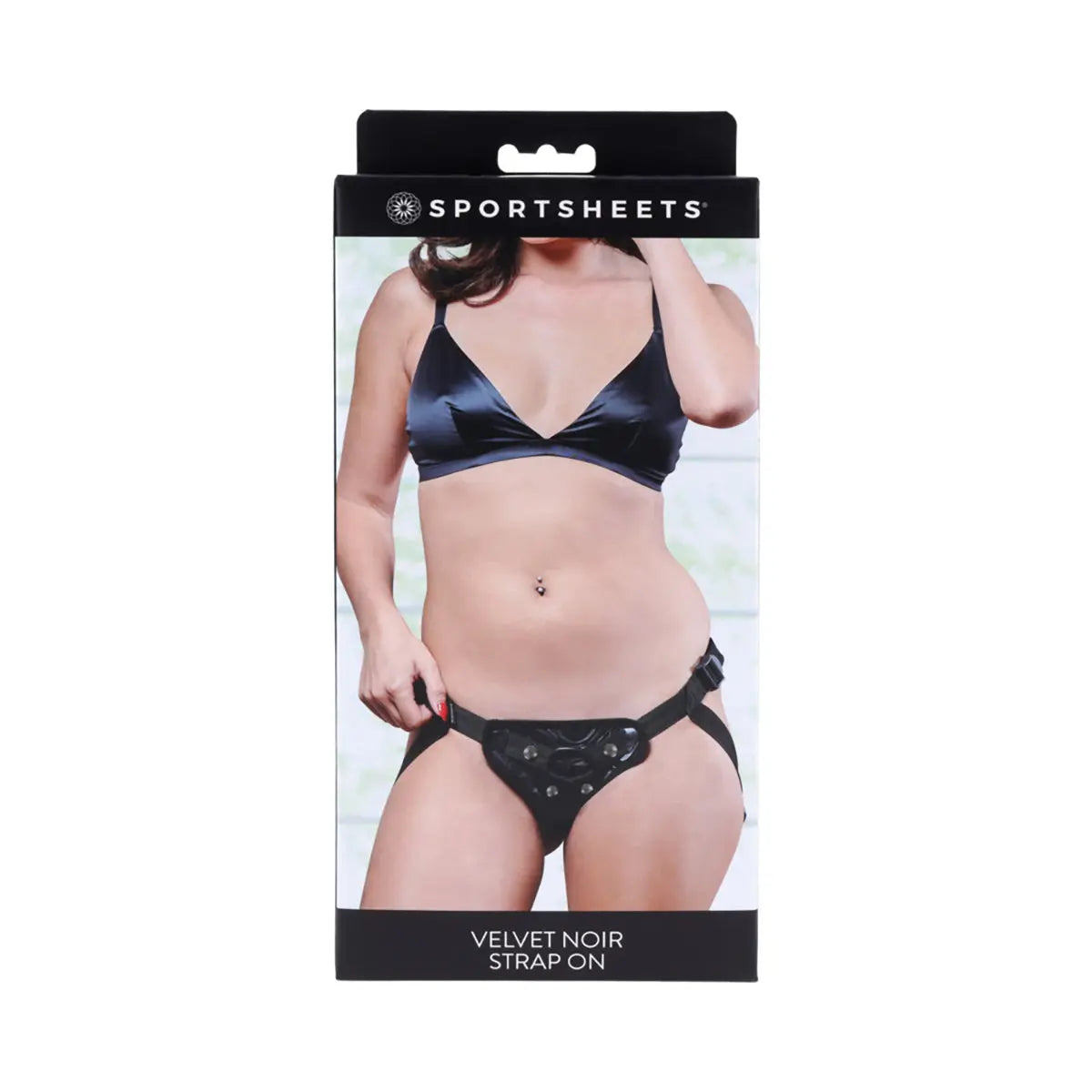 SS Velvet Noir Strap On Sportsheets