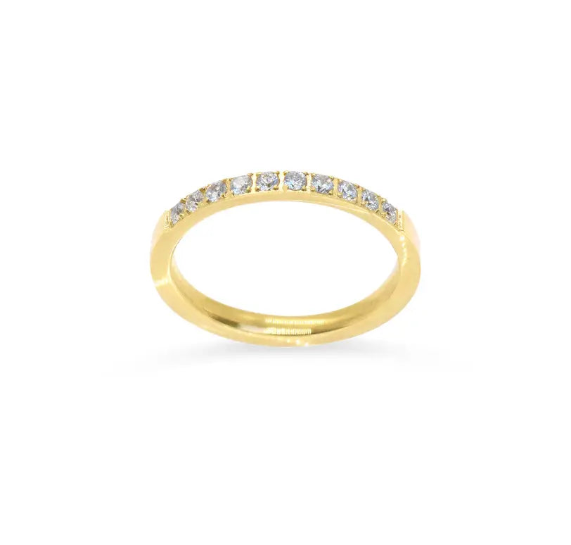 STELLA DAINTY GOLD ETERNITY RING Mai Desiree