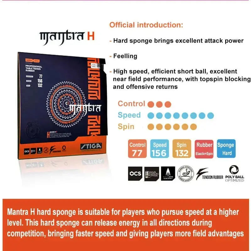 STIGA-MANTRA-M-H-S-Table-Tennis-Rubber-Fast-Speed-Spin-Semi-tacky-Pips-in-Ping-Pong-Rubber-with-Sponge-for-Offensive-Players-FreeDropship-335686296