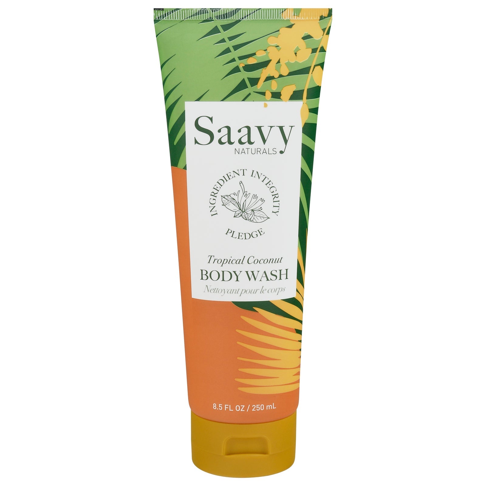Saavy Naturals - Body Wash Trop Cnut - Ea Of 1-8.5 Fz - GreatEagleInc