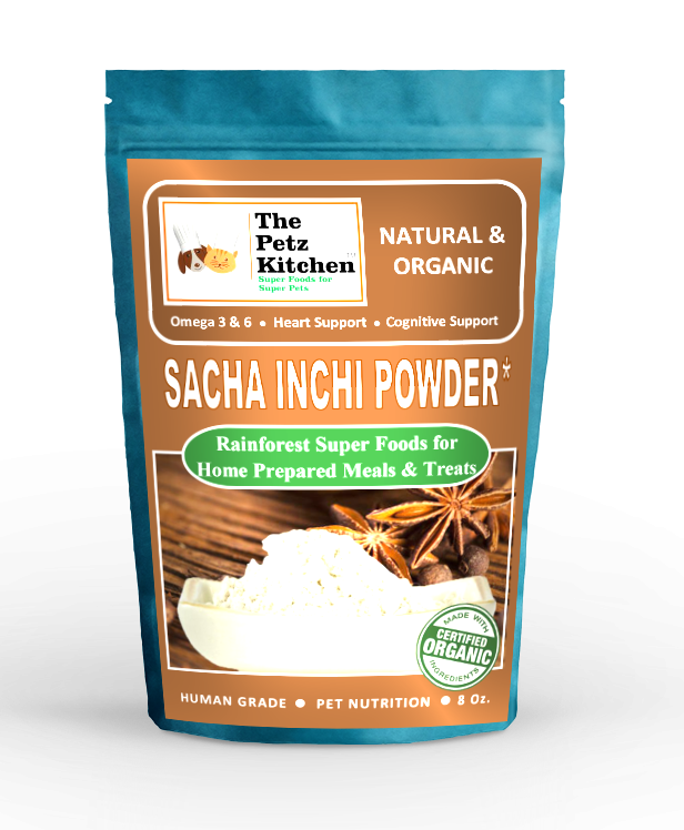 Sacha Inchi Omega 3 & 6 Digestive Support The Petz Kitchen- Organic & Human Grade Ingredients For Home Prepared Meals & Treats Organic Pet Systems
