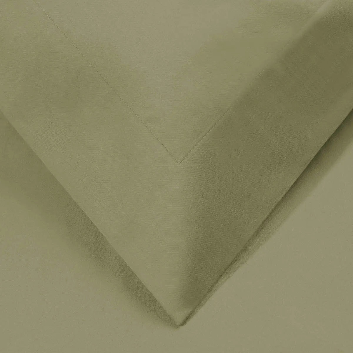 Sage Queen Cotton Blend 1200 Thread Count Washable Duvet Cover Set Homeroots Bed & Bath