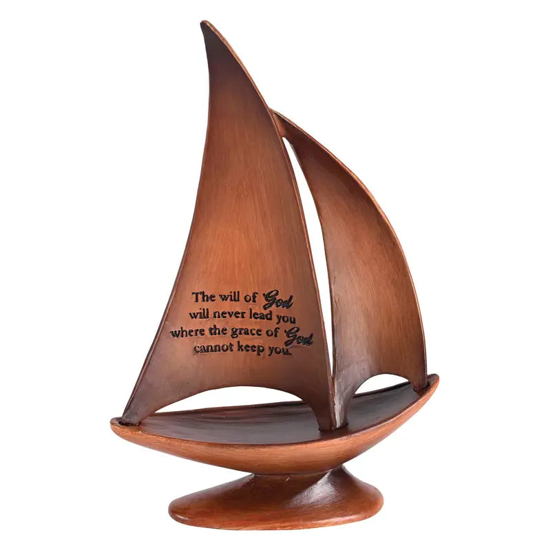 Sailboat The Will Of God 8.5H Dicksons Inc