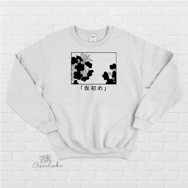 Sakura Japanese Floral Aesthetic Crewneck Sweatshirt Gesshoku Designs
