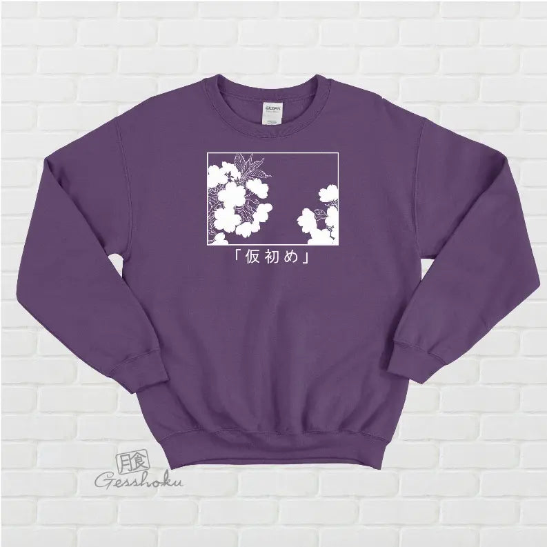 Sakura Japanese Floral Aesthetic Crewneck Sweatshirt Gesshoku Designs
