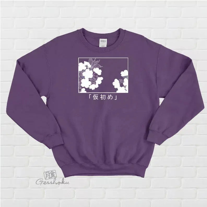 Sakura Japanese Floral Aesthetic Crewneck Sweatshirt Gesshoku Designs
