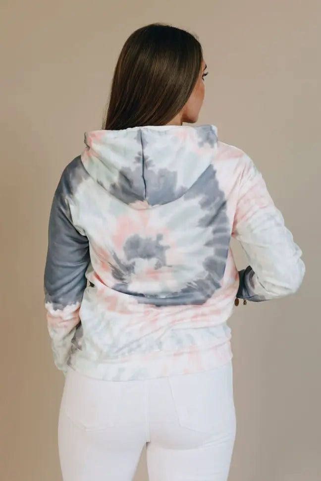 Sally Tie Dye Hoodie Stay Warm in Style