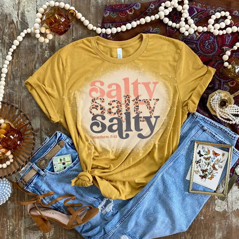 Salty Bleached Shirt CK's Boutique
