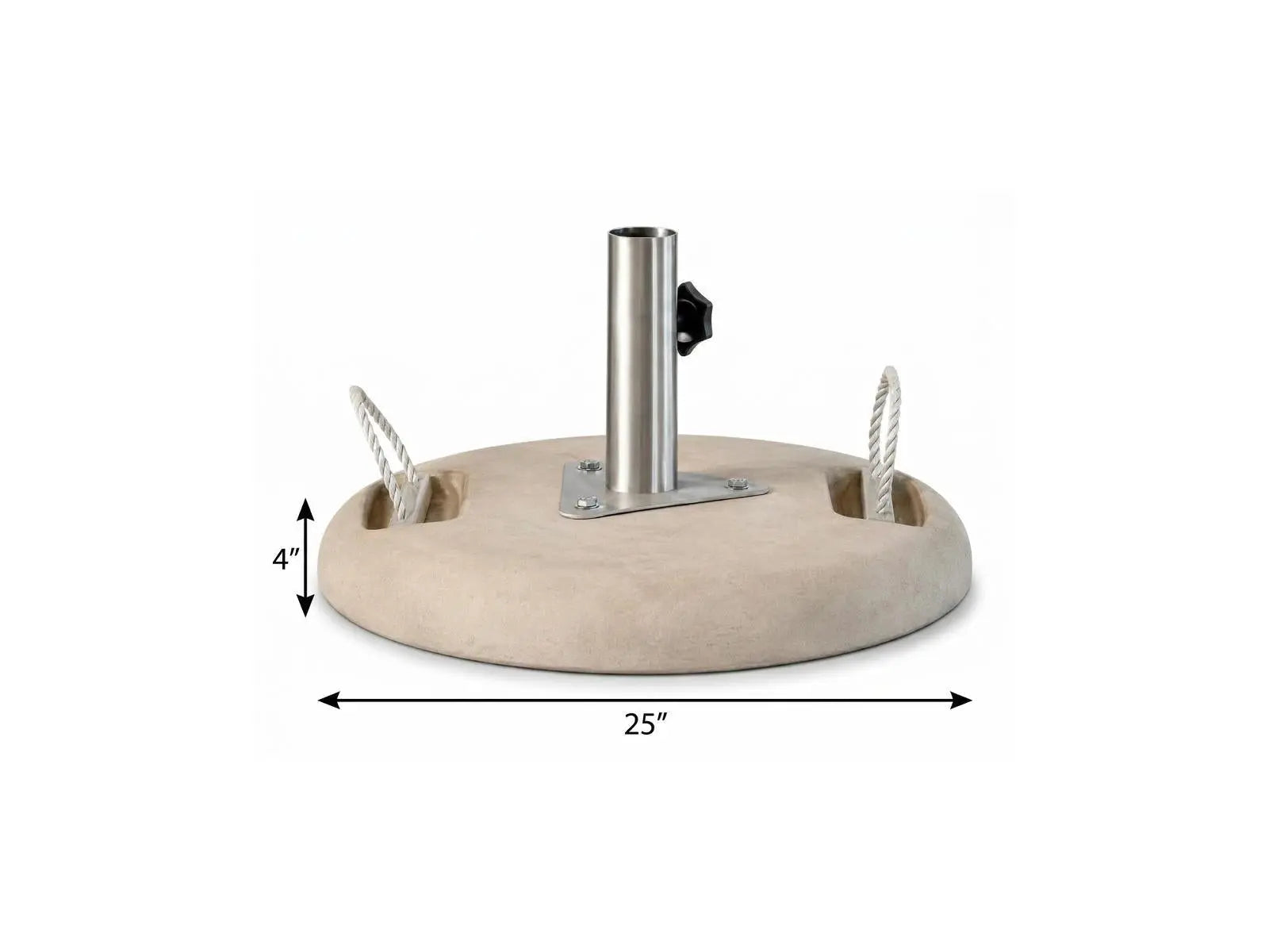 Sand Market Umbrella Concrete Mounted Umbrella Base Homeroots Outdoor