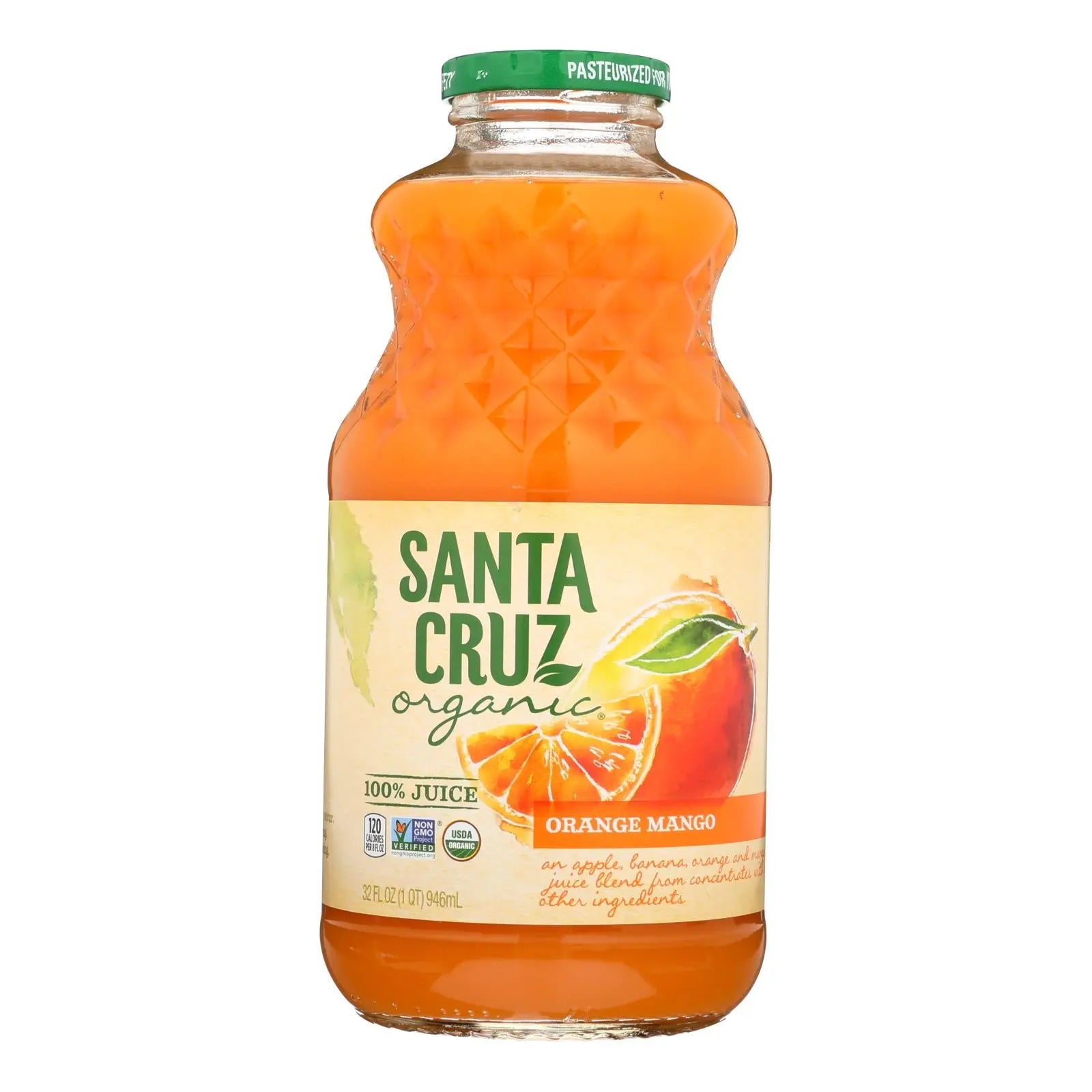 Santa Cruz Organic Orange Mango Juice  - Case Of 6 - 32 Fz Santa Cruz Organic