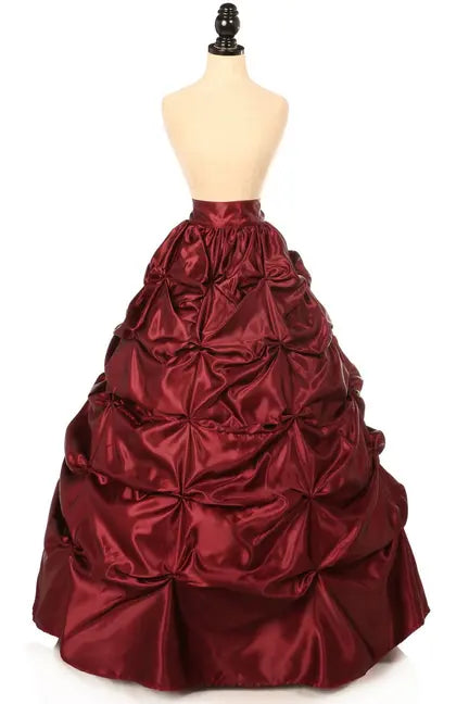 Satin Pick-Up Long Skirt Daisy Corsets