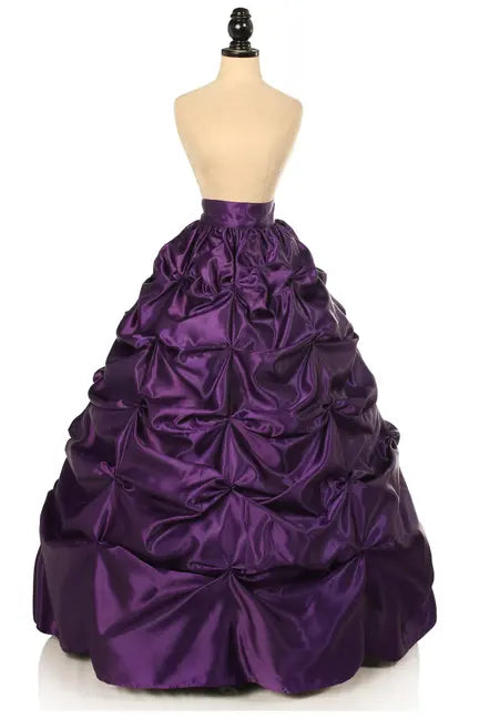 Satin Pick-Up Long Skirt Daisy Corsets