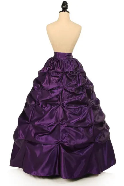 Satin Pick-Up Long Skirt Daisy Corsets