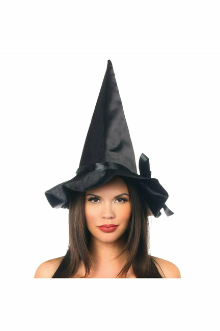 Satin Ribbon Witch Hat Daisy Corsets