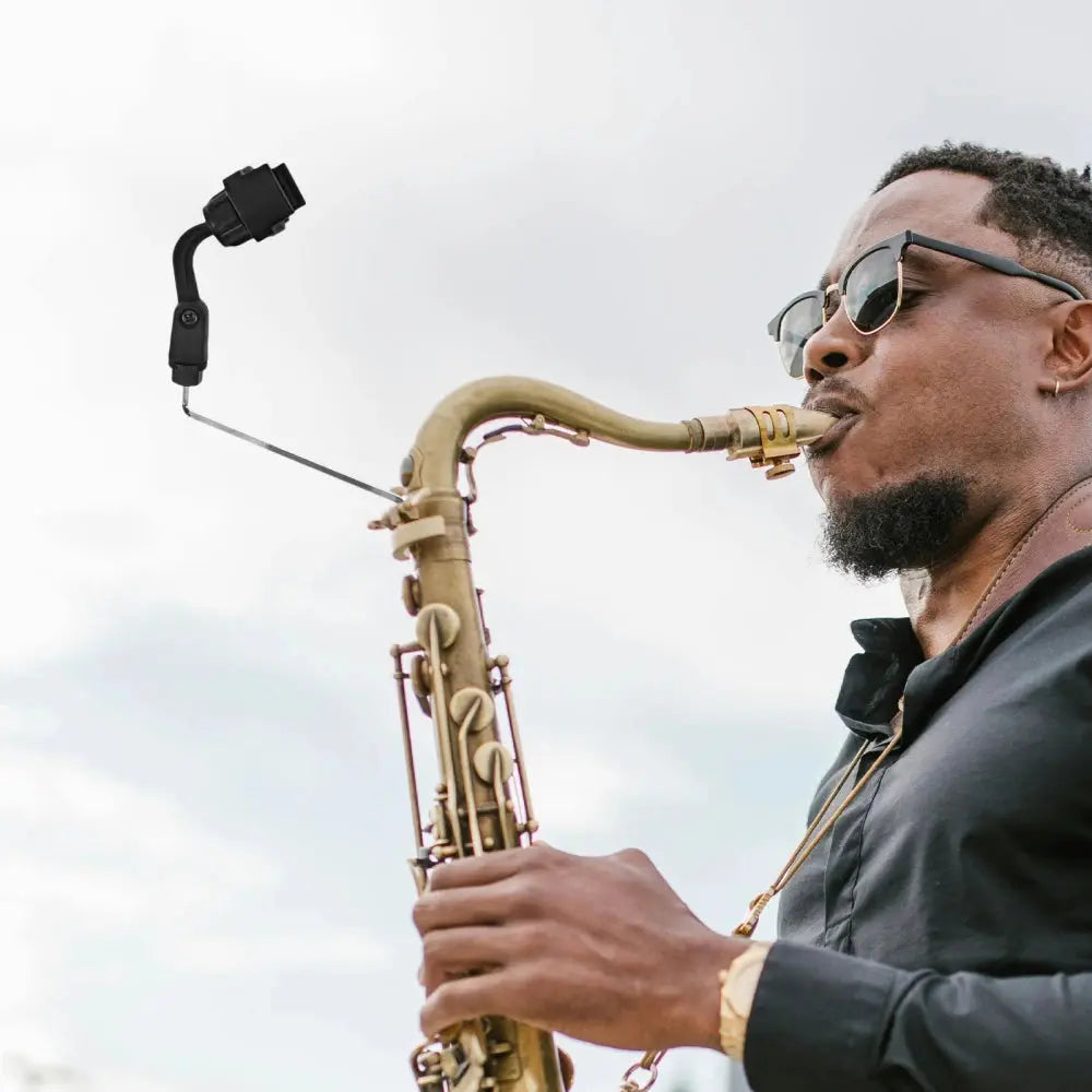 Sax phone stand Saxophone Phone Attachment Musical Microphone Clip Saxophone Sheet Grip Music Stand Saxophone Music Stands GreatEagleInc