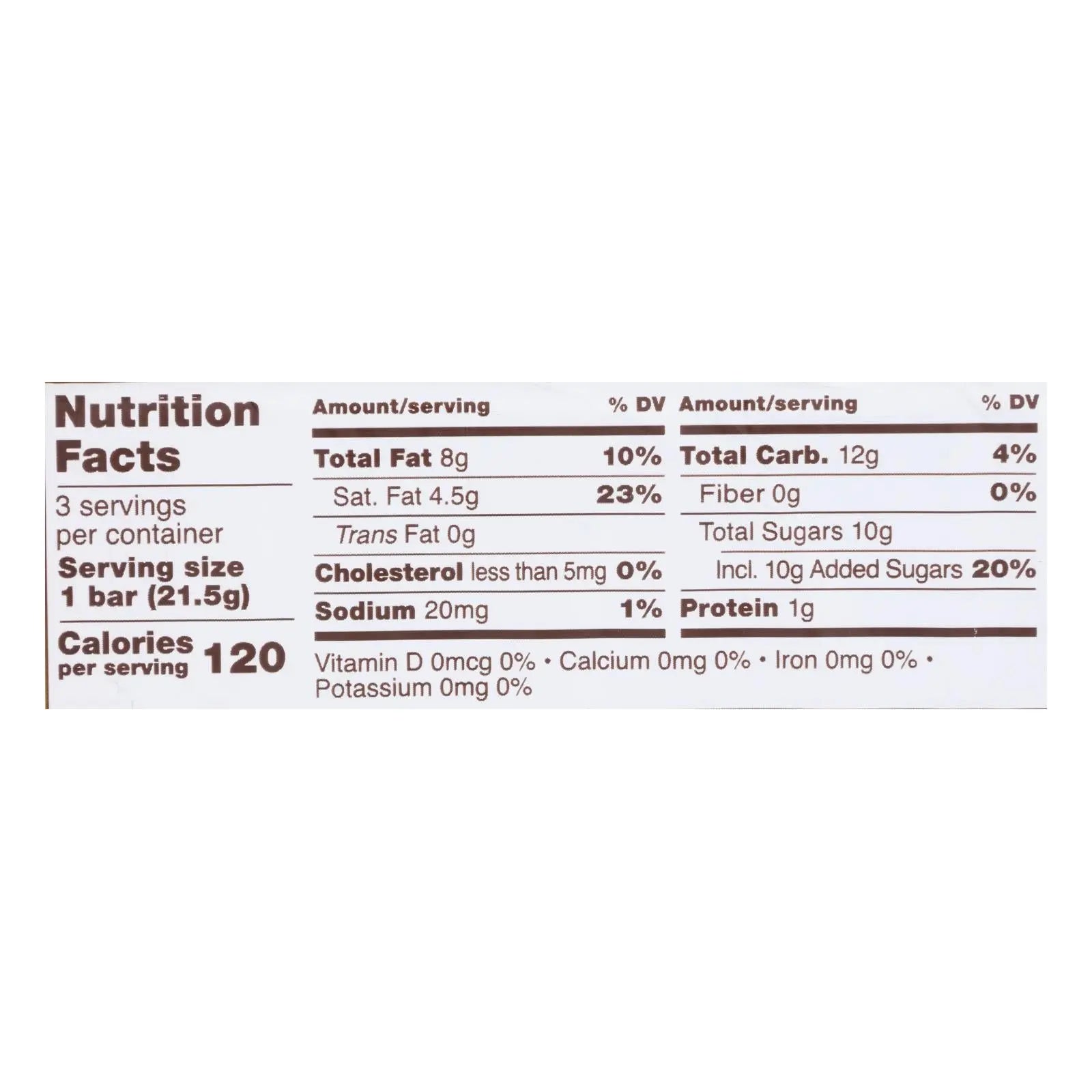 Schar - Bars Twin Bars Gl - Case Of 14 - 2.3 Oz Schar