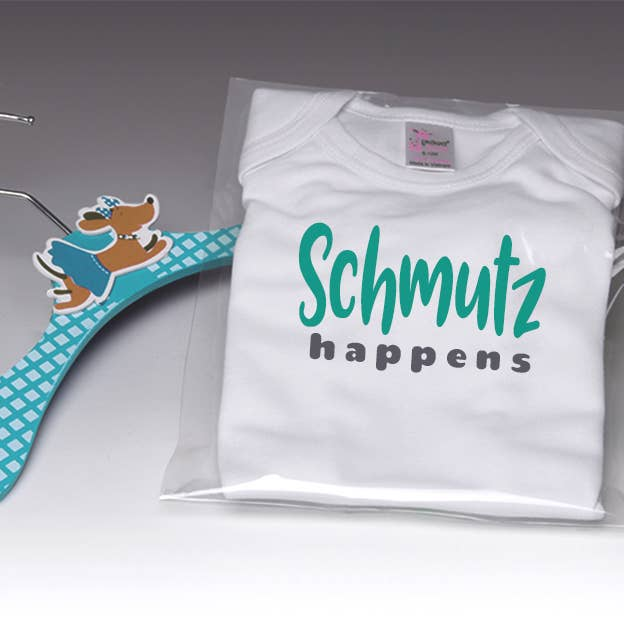 Schmutz Happens Baby Onesie LIANE FRIED STUDIO