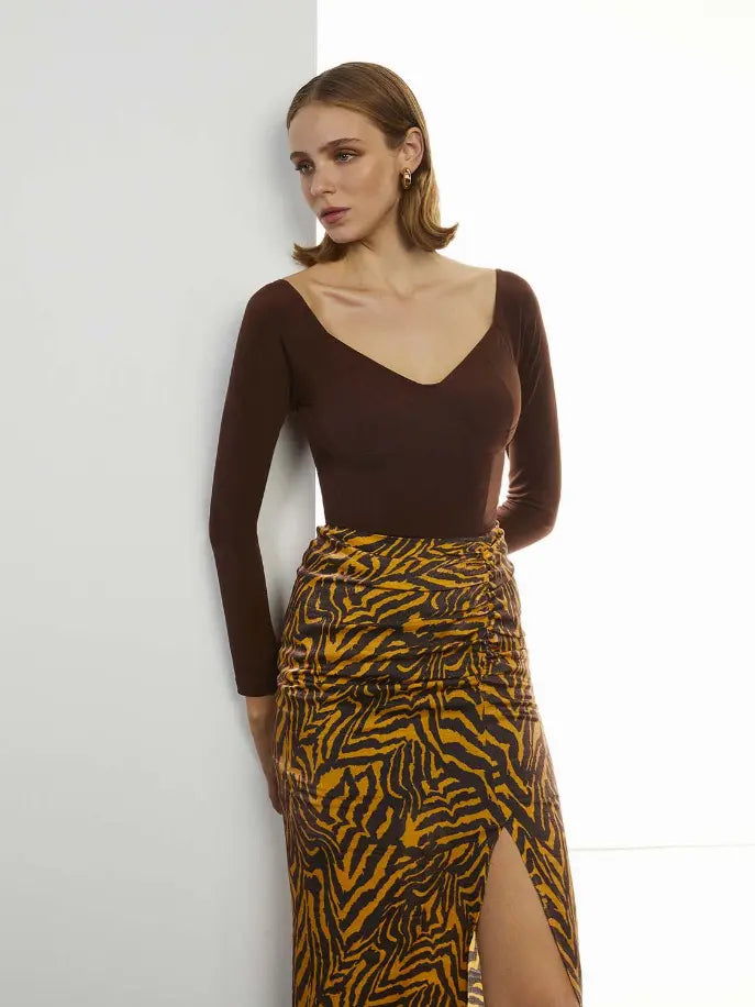 Scoop Neck Bodysuit Monique Store