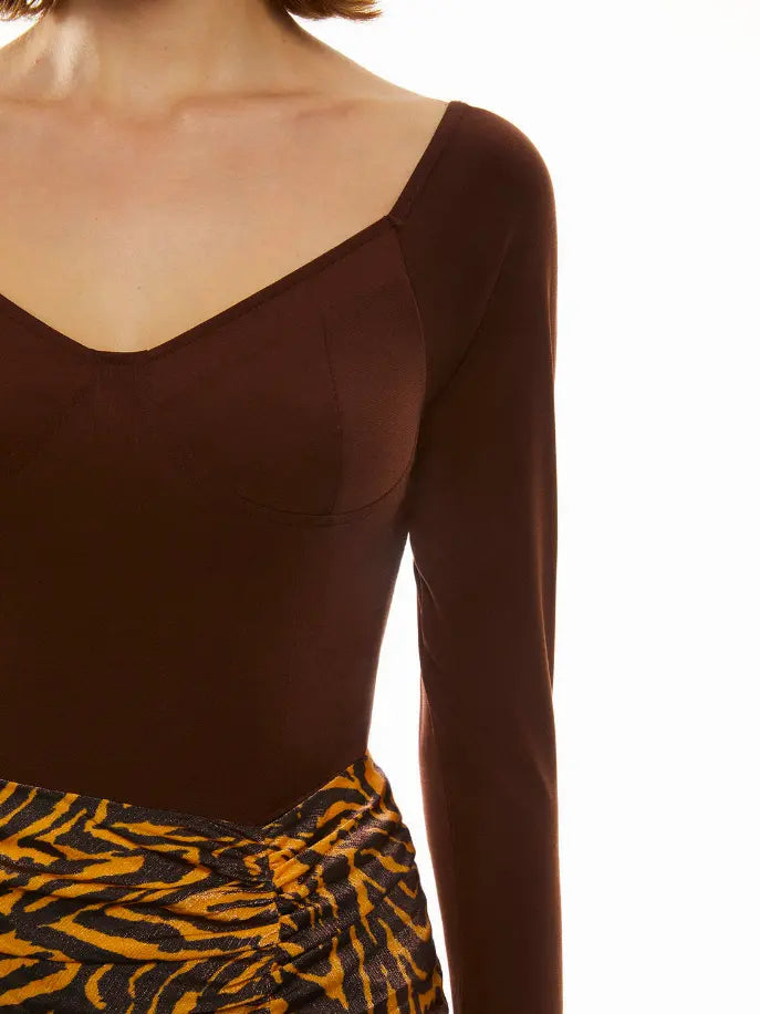 Scoop Neck Bodysuit Monique Store