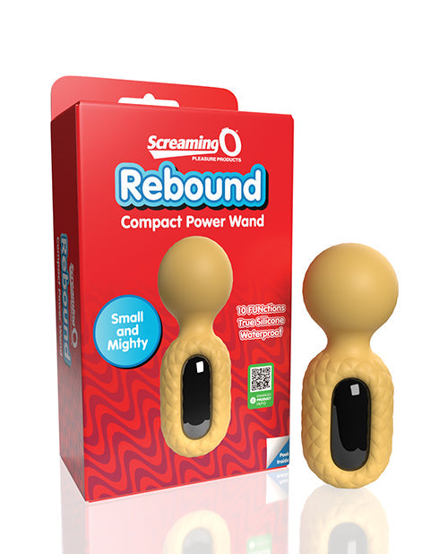 Screaming O Rebound Compact Power Wand - Bumblebee Yellow - GreatEagleInc