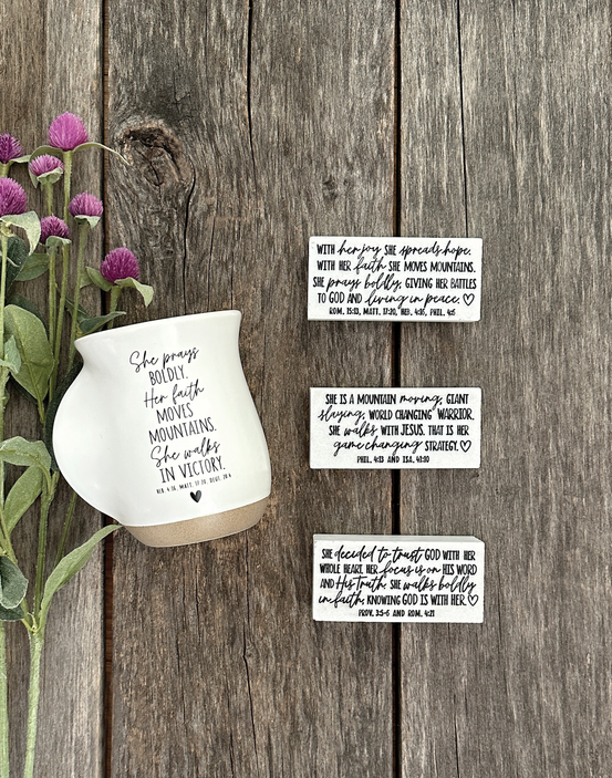 Scripture Block She Spreads Hope Dicksons Inc