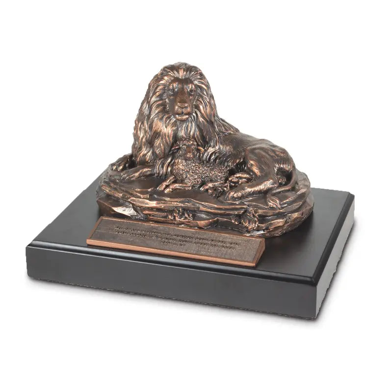 Sculpture Moments Of Faith Lion & Lamb Dicksons Inc