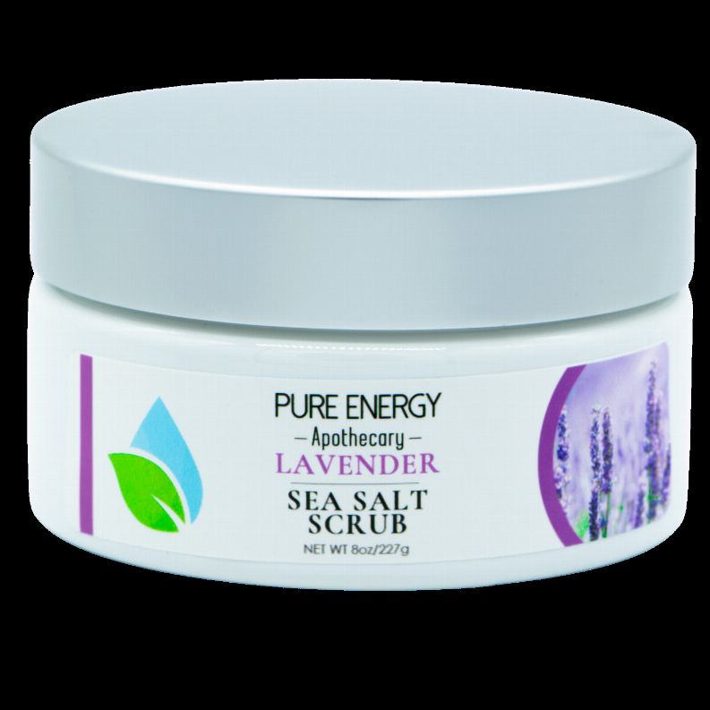 Sea Salt Scrub (Lavender) Pure Energy Apothecary