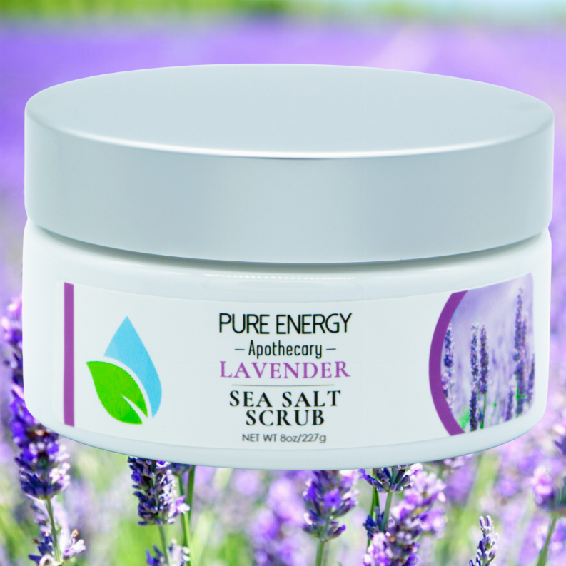 Sea Salt Scrub (Lavender) Pure Energy Apothecary