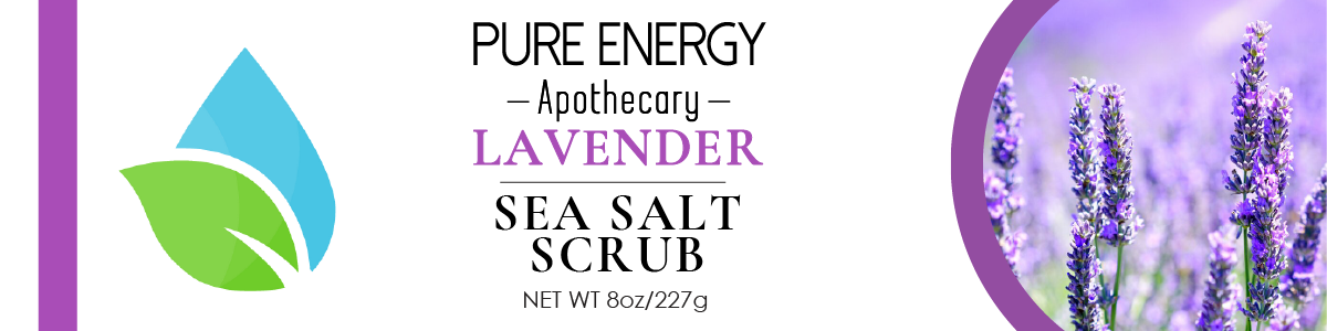 Sea Salt Scrub (Lavender) Pure Energy Apothecary