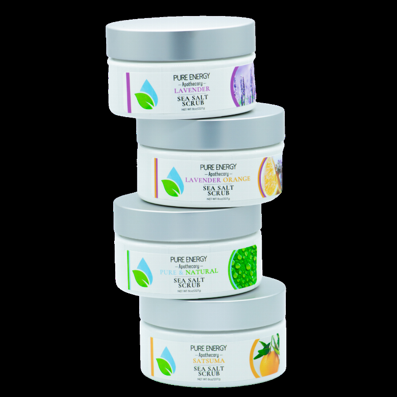 Sea Salt Scrub (Lavender) Pure Energy Apothecary