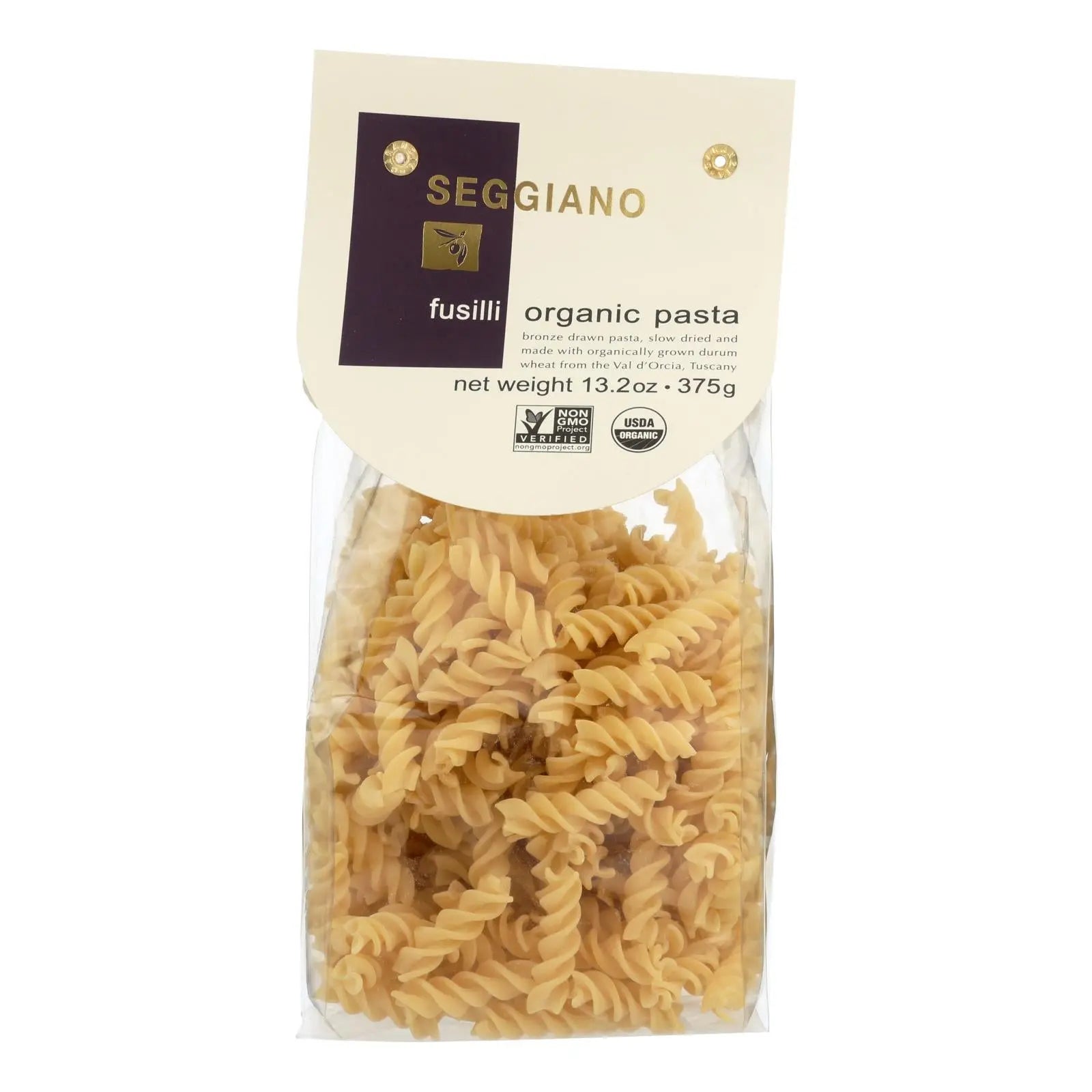 Seggiano - Pasta Organic Fusilli - Case Of 6 - 13.2 Ounces Seggiano